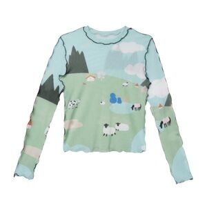 NWT Kina & Tam Landscape Mesh Top